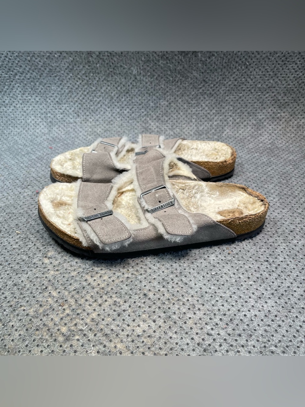 Birkenstock Arizona Wool Lined Sandals Size 11 Women’s